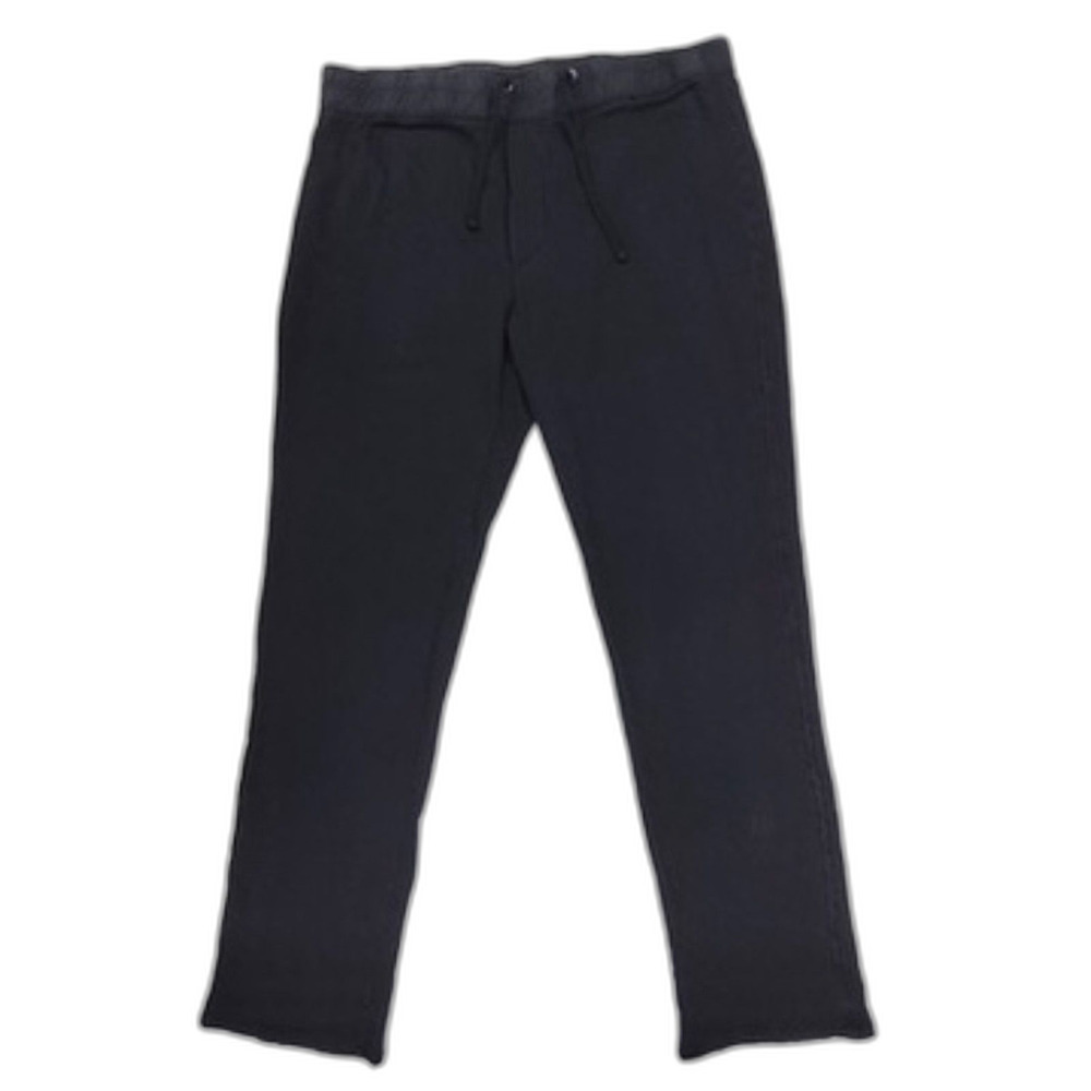 JAMES PERSE Vintage Fleece Contrast Waist Sweatpants Supima Cotton Minimal XL